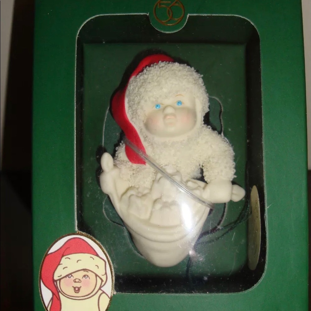 Dept 56 Snowbabies SANTA'S LITTLE HELPER Ornament